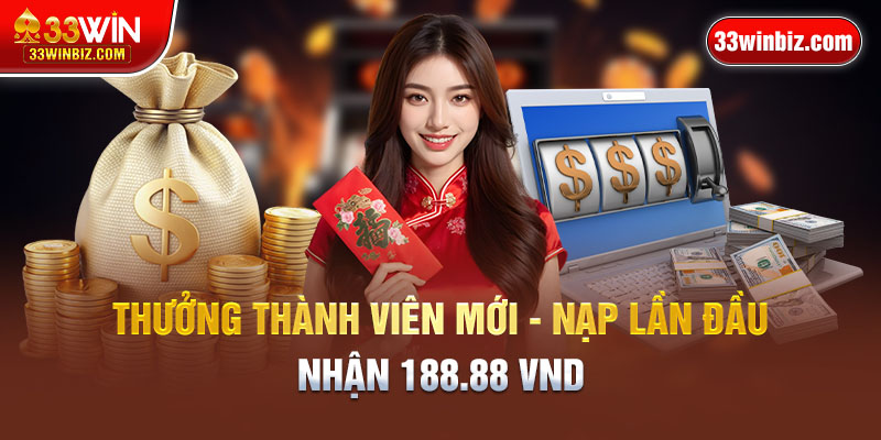 Khuyến mãi 33WIN dành riêng cho đăng ký mới